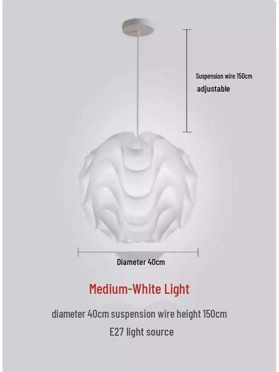 2024 Modern Scandinavian Pine Cone Chandelier for Bedroom and Dining Room