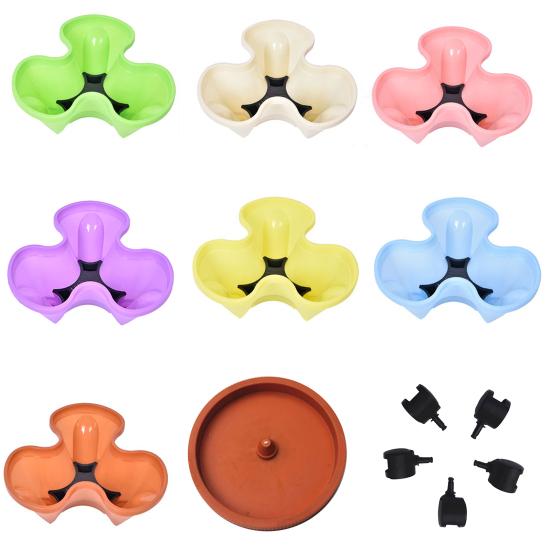 Stackable Plant Pot Creative Petal Design Multi Layers Plant Container Garden Tools