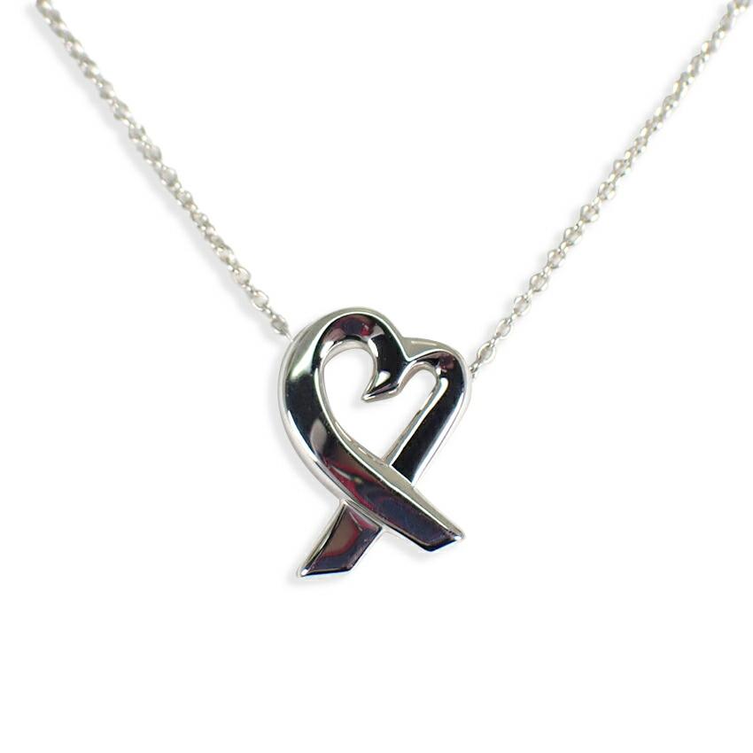 

[Used] TIFFANY/Tiffany 925 Loving Heart Pendant/Necklace [g382-61]
