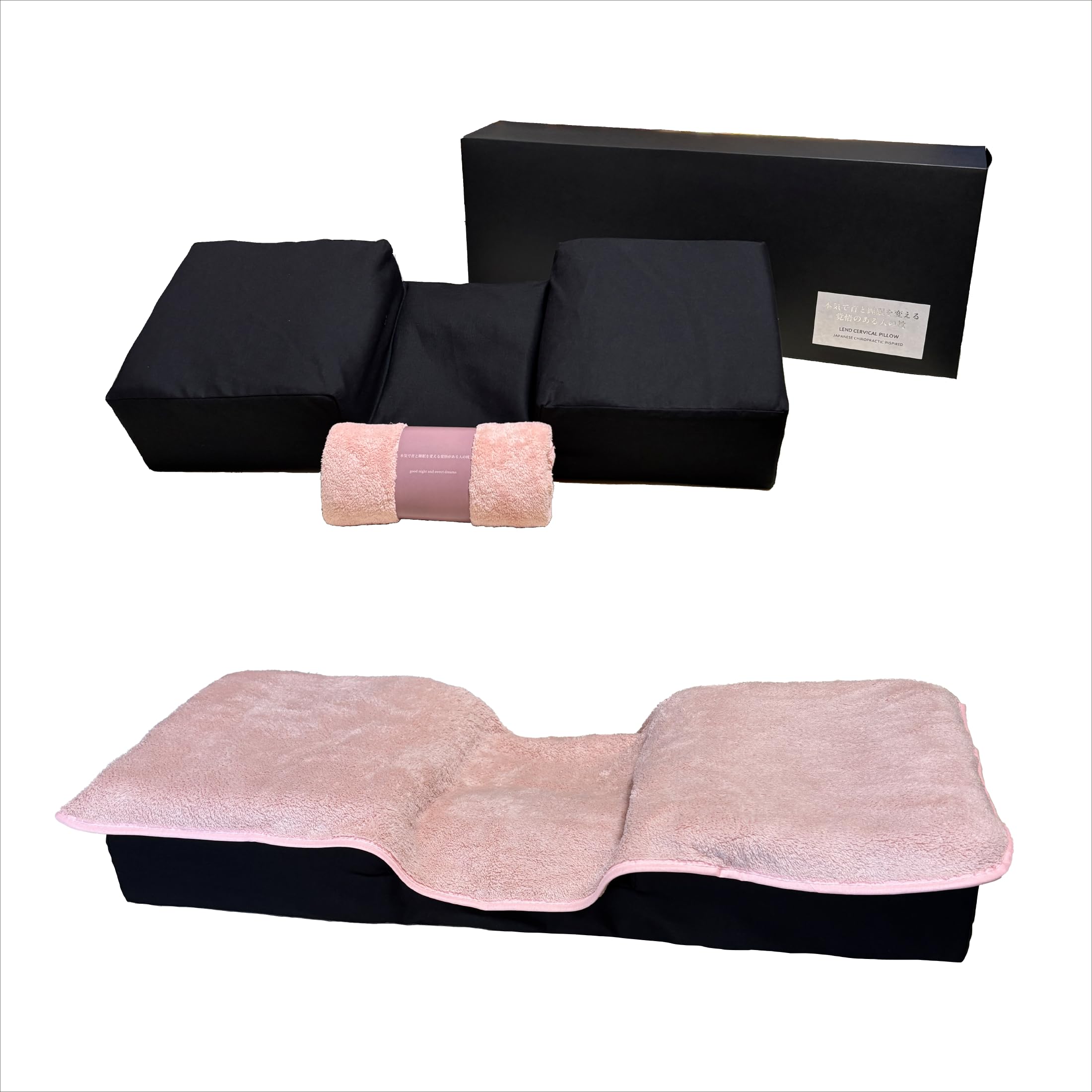 

Made in Japan, Chiropractic Pillow [Supervised by a Neck Specialist Chiropractic Clinic] Neck and Sleep Support, Posture Stabilization, Side Sleeper