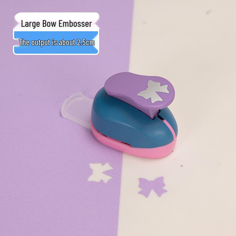 Children's DIY Embossing Machine: Easy Large Flower Punch for Kindergarten Craft and Paper-Cutting Projects