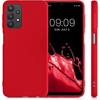 Coque de téléphone - Samsung - A32 5G - Silicone Rouge - Design Magnétique - 2 Verres Trempés