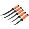 Non-slip Fish Scale Scraper Stainless Steel Fish Fillet Cutting Knife Rubber Handle Multifunctional Fishing Knife Fishing Tool Fishing Gear