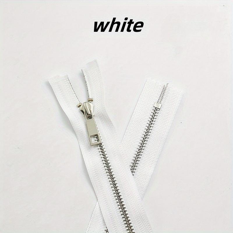 5pcs 15-30cm5# Metal zipper Silver teeth Titanium alloy Y teeth Smooth bag pocket leather bag zipper