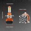 Motorcycle LED Headlights H4 with Advanced Design for Optimal Light Focus