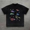 Weird Fishes Graphic Tee, Radio Head Style Graphic Tee, Funny Fish T-Shirt for Men Women, Retro Colorful Fish Shirt, Gifts For Him, Unisex
