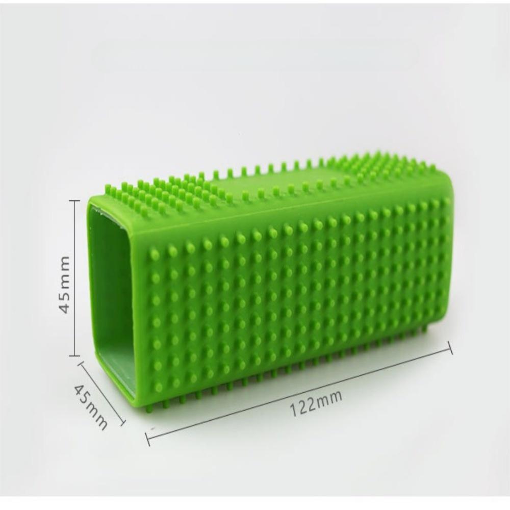 Hollow Pet Hair Removal Brush Silicone Pet Cleaning Comb Creative Dog Hair Remover