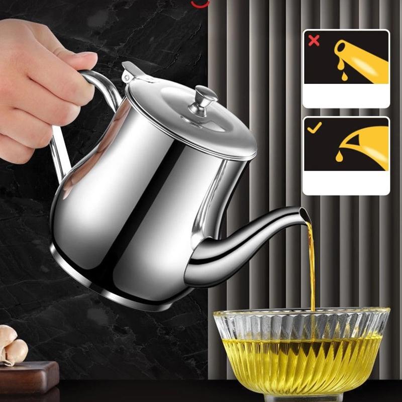 Kitchen Oil Filter Cooking Tools Storage Tank Grease Filter Container Restaurant Oil Filter Stainless Steel Oil Tanks