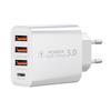 To Europe Charger With 3 USB Type C Port Fast Charging Universal Travel Adapters For Multiple Devices
