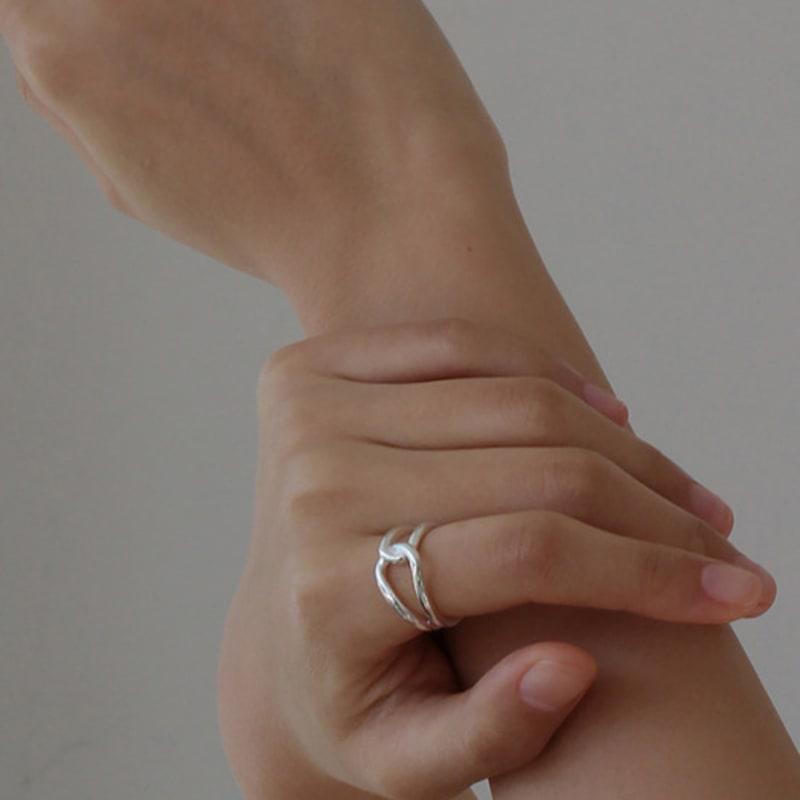 NORMALLEE [Silver 925] Mobius Open Ring