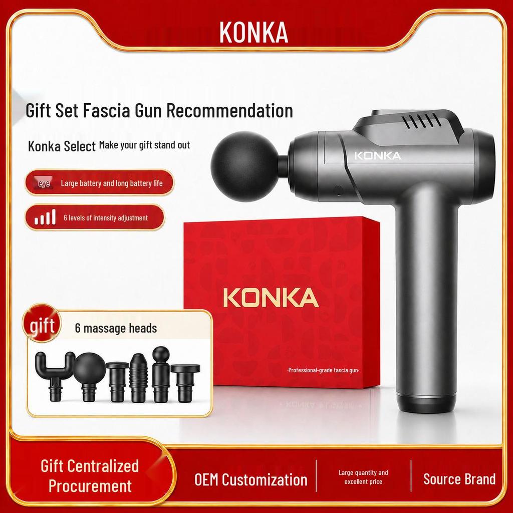 Kangjia Fascia Gun: Long-lasting Electric Muscle Massager - Perfect Business Gift Set