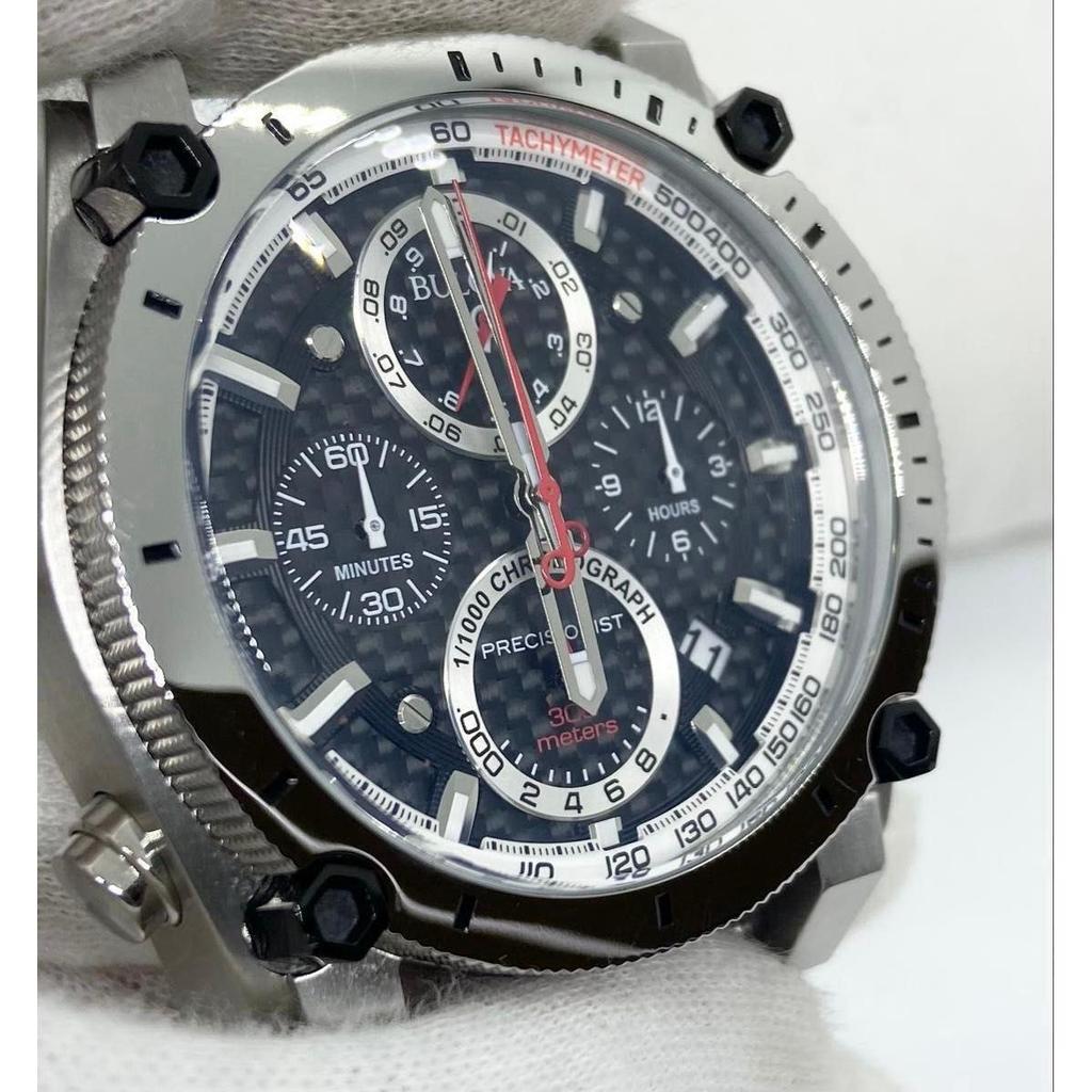 Used Good condition, working, battery replaced BULOVA Precisionist chronograph 98B172