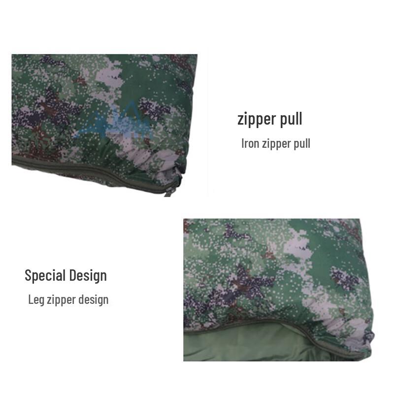 An Jiuxing Thickened Envelope Camouflage Sleeping Bag