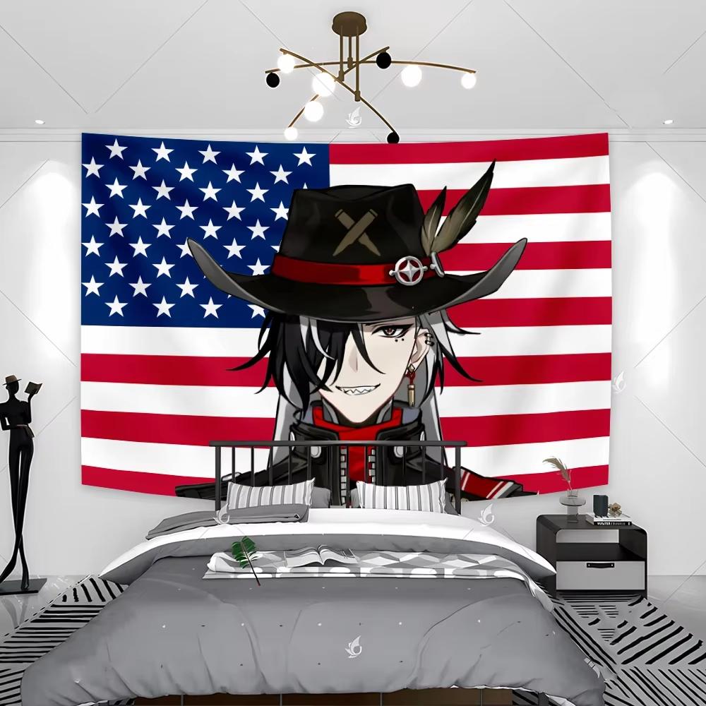 

Boothill Tapestry Anime Flag Art Poster Aesthetic Printed Wall Hanging Banner Backdrop for Bedroom Living Room Dorm Room Decor 74x94cm(29x37in)