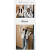 Women Loose Hooded Thickened Knit Sleeve Spliced Padded Winter Cotton Coat