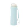 Francfranc Foldable Silicone Bottle, Blue, Compact Water Bottle
