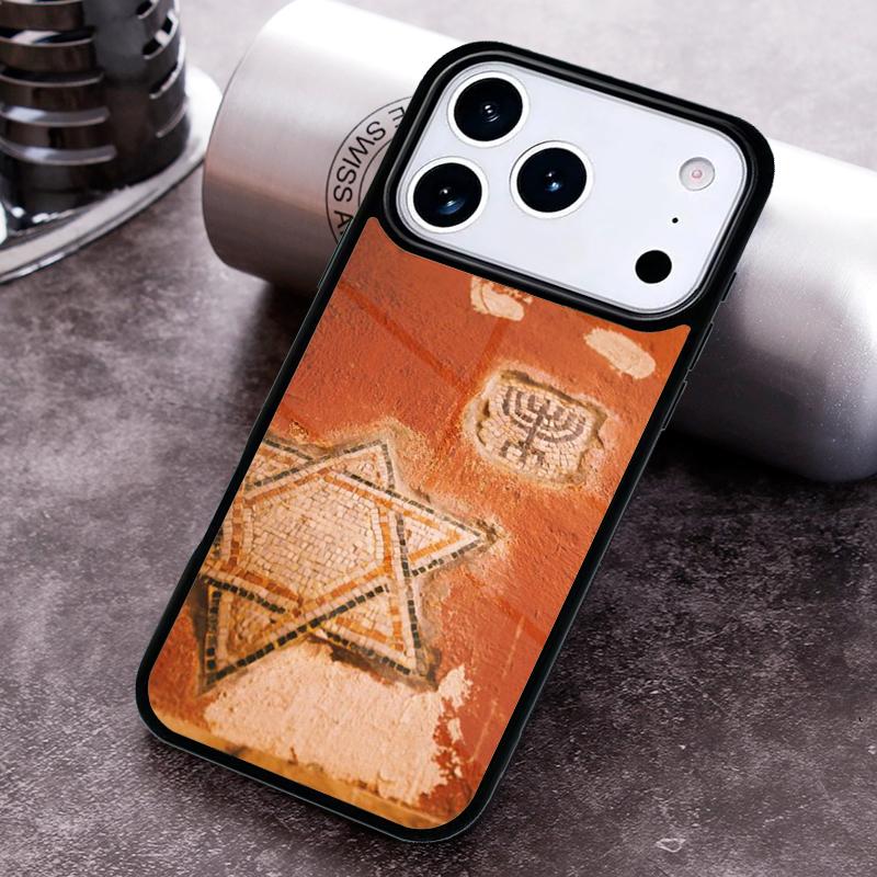 David Jewish Star Symbol soft Phone Case For iPhone 17 16 15 14 13 12 11 Pro Max Plus 17Air Soft Silicone Cover