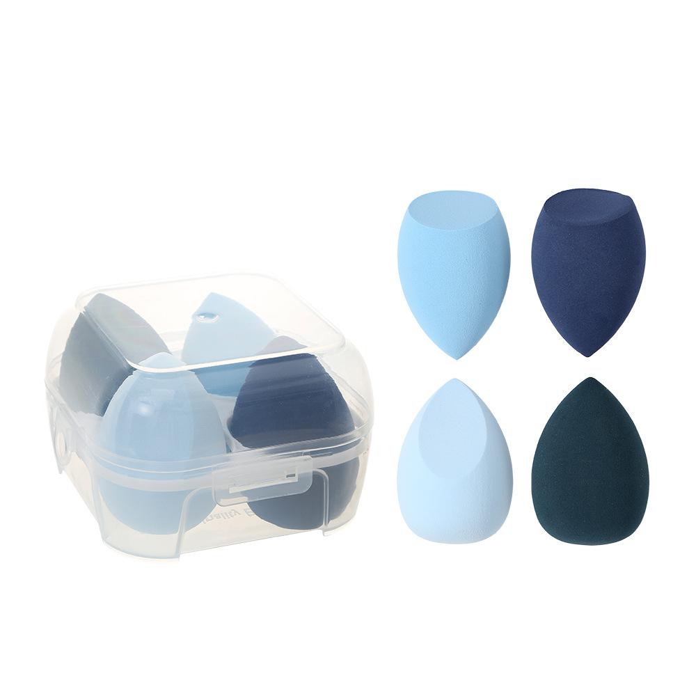 

Супермягкий спонж для макияжа для влажного и сухого использования, не содержит латекса, пуховка для пудры, подходит для жидкой основы, крема, пудры и тональной основы синий