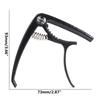 Zinc Alloy Electric Guitar Capo + 5 Picks + Pick Holder—Universal for Acoustic Guitars, Basses, and Ukuleles