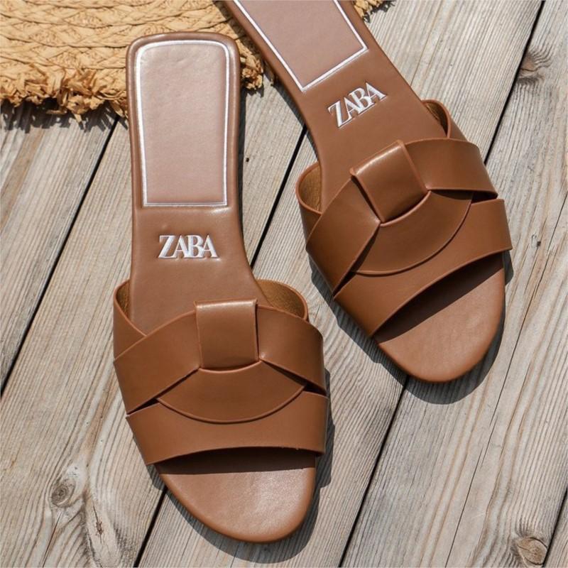 Summer new square head cross flat simple women's slippers outside to wear women Slipper P615