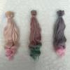 Wig Gradient Curly Doll Accessories Long Heat Resistant Faux Hair for