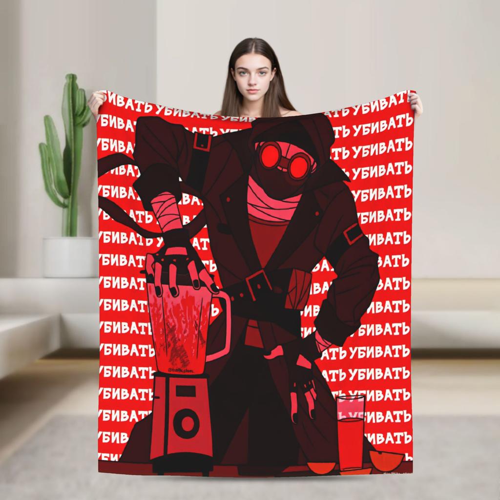 MADNESS COMBAT Warm Soft Blankets Decorative Plush Throw Blanket Fashion Couch Chair Flannel Bedspread Sofa Bed Cover