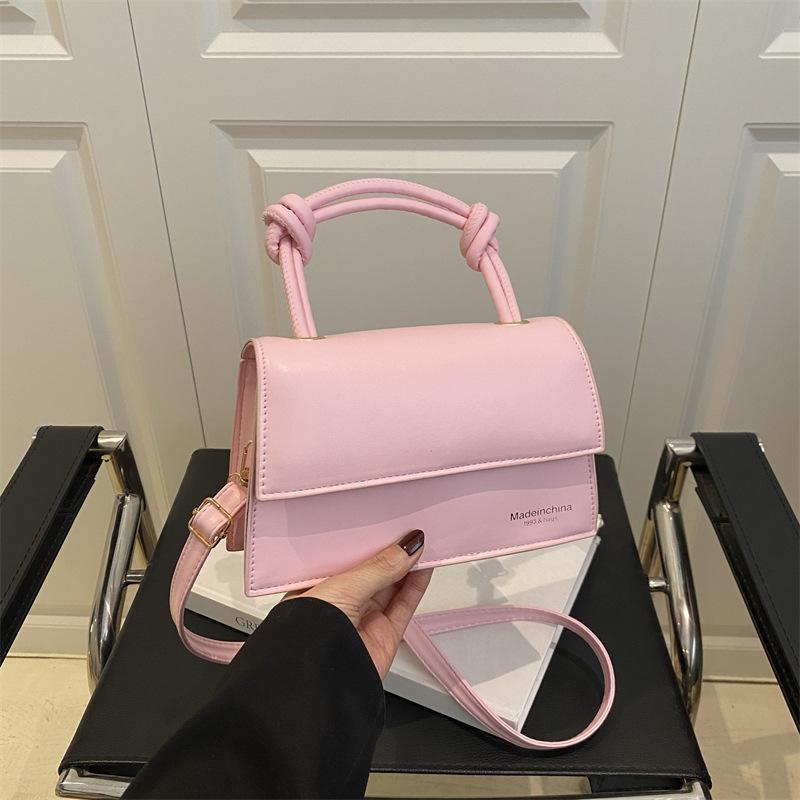 Personalized handbag fashion trend simple shoulder bag women's small square bag beautiful casual messenger bag