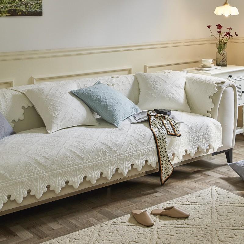 

Подушка для дивана из скандинавского мытого хлопка, современная подушка для сиденья B&B, нескользящий жаккардовый чехол для дивана на все времена года 70*70