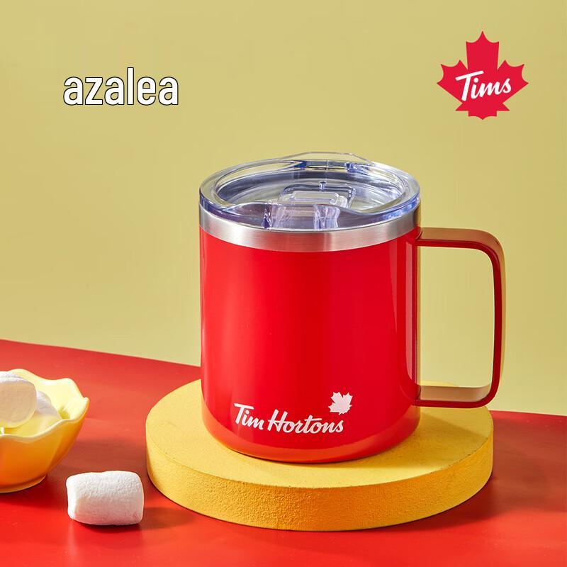 Tim Hortons 380ml City Coffee Mug with Handle and Lid