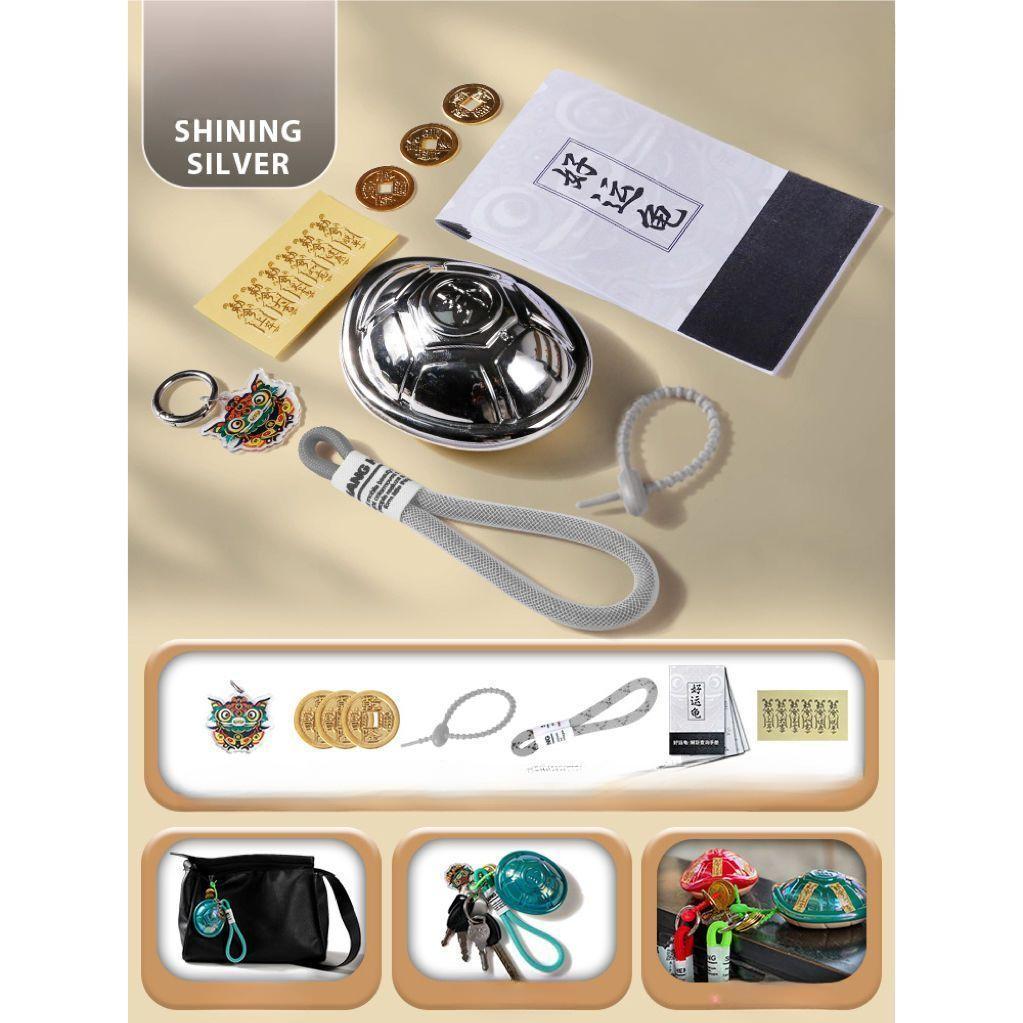 Money Turtle Good Luck Turtle Shell Fun Decompression Toy Desktop Decoration Bag Gift Creative Keychain Pendant