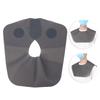 Professional Silicone Hair Cutting Dyeing Cape Home Barber Shop Hairdressing ShawlL Black