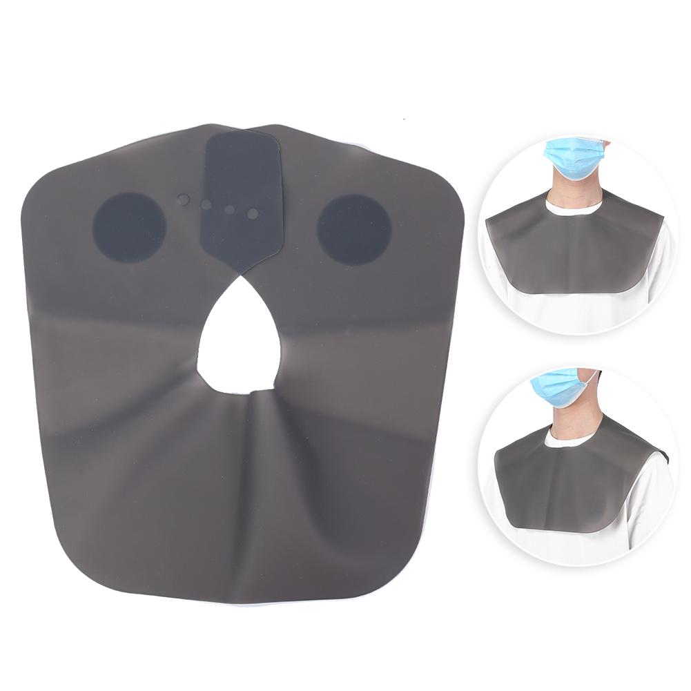 Professional Silicone Hair Cutting Dyeing Cape Home Barber Shop Hairdressing ShawlL Black