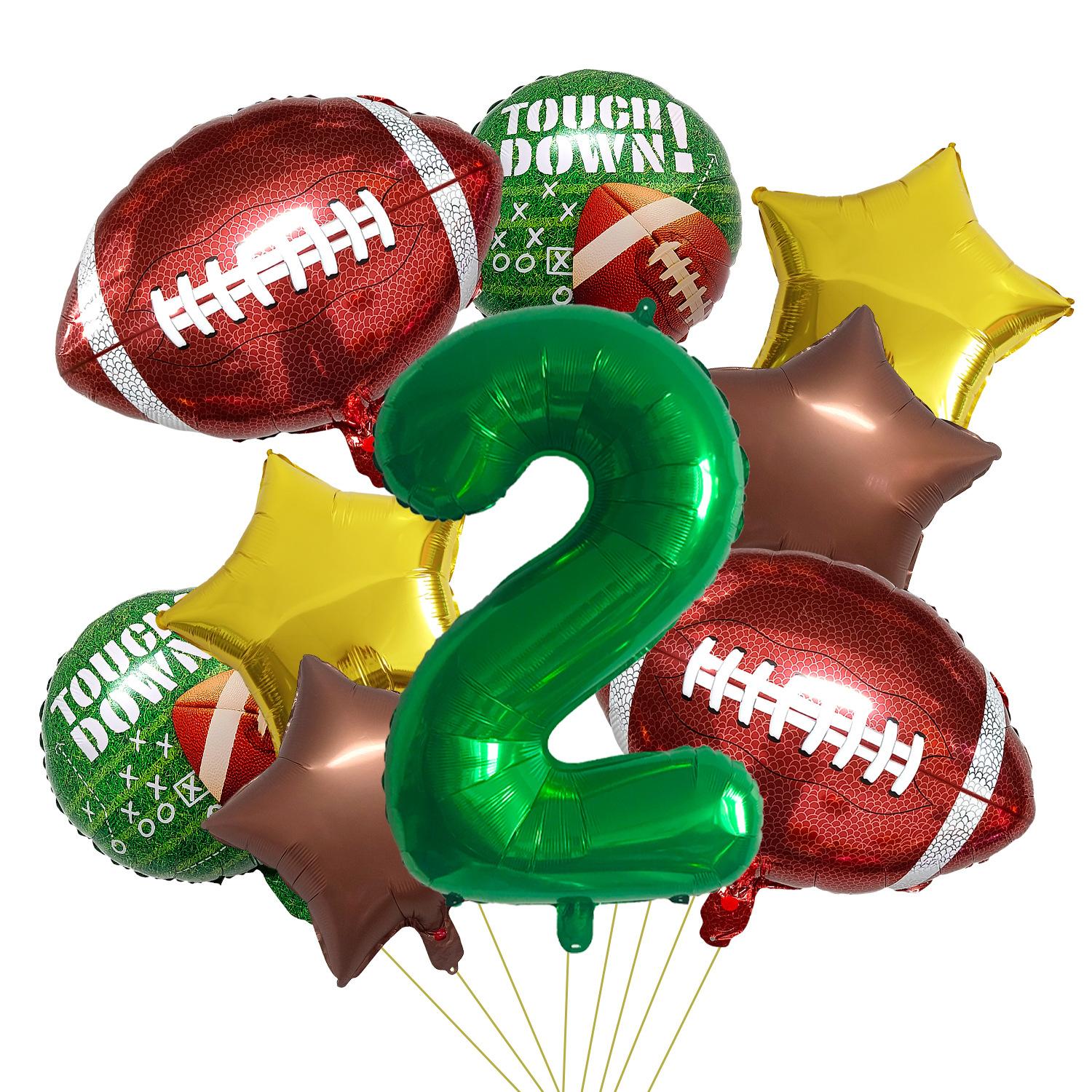 

Тема игрока в регби, воздушные шары для американского футбола, спортивный тематический декор для вечеринки, набор для подростков от 1 до 9 лет, воздушные шары на день рождения для подростков Globos