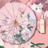 16-Rib Colorful Digital Printed Umbrella with Traditional Chinese Landscape Painting Style, Full Aluminum Alloy Frame, Sunshade and Sun Protection