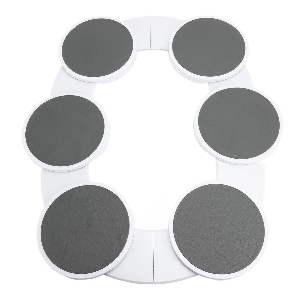 Drehbare Speisetabletts mit Schienen Tragbarer Essens-Tablett-Drehteller-Organizer für Esstisch-Zusammenkünfte