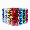 24Pcs 3/4/6cm Plastic DIY Gifts Home Decor Drop Pendant Xmas Hanging Ball Bauble Christmas Tree Decoration