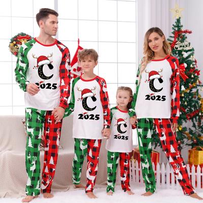 Parent-child Outfit-Christmas Print Parent-child Home Wear Set