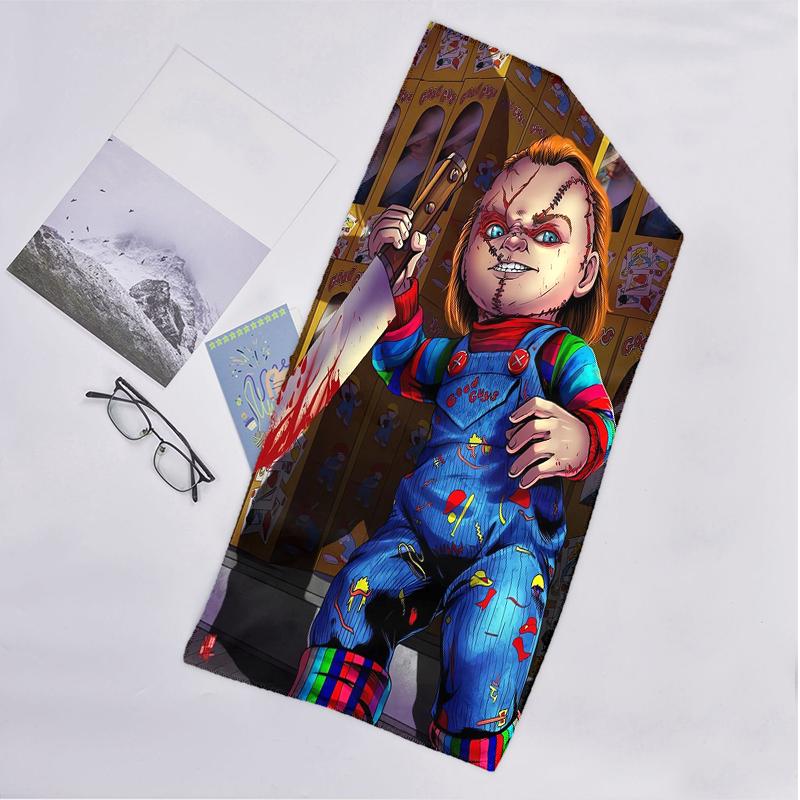 Chucky Fashion Beach Towel: Ideal for Summer Adventures Soft, Absorbent and Quick Drying Suitable for Swimming and Bathing