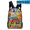 Harajuku Youthful Novelty Superzings Student School Bags Notebook Backpacks 3D Printed Oxford Waterproof Boys/Girls Travel Bags