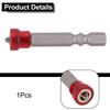 2 / 3 /4 PCS Power Screwdriver Bits, Plasterboard Screws, Magnetic Ring Placement Single Head Hand Tool, 1/4 Hex Shank Durable