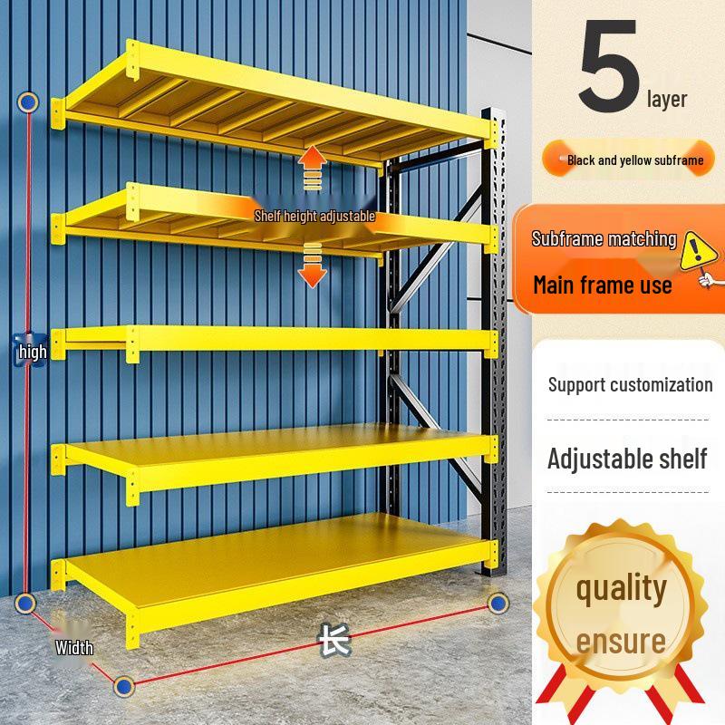Heavy-Duty Multi-Layer Storage Racks for Commercial and Garage Use