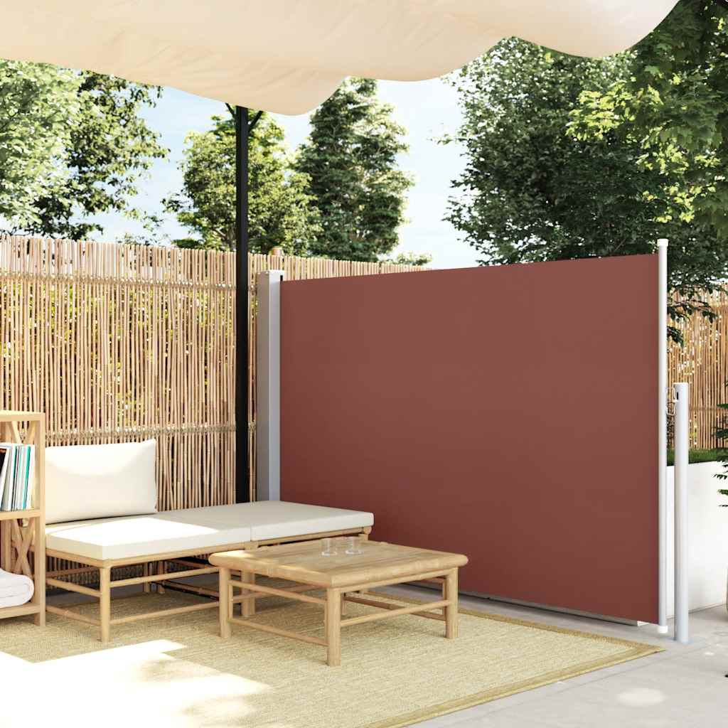 Retractable Side Awning 140*500 cm Brown