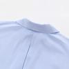 1116 spring and summer new European and American style women's loose sleeve lapel solid color casual poplin shirt 8191111