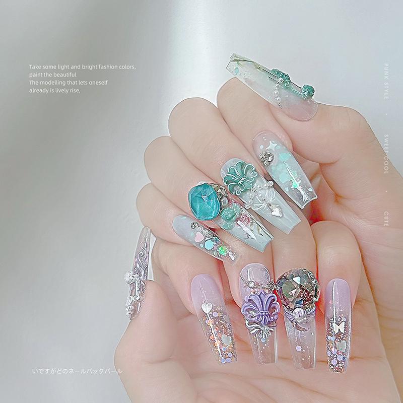 1Box Dopamine Candy Star Nail Sequins Fantasy Macaron Colour Nail Art Decorations Diy Manicure Art Accessories Gift Home Salon