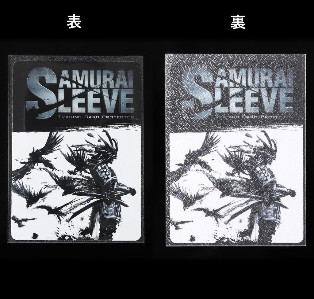 JINSELF Sheets No Samurai Sleeve 2 Embossed Back Color Color Card Sleeve Card Game Sleeve Character Trading Card 66 X 91mm Clear [150 × Slight] (Fine