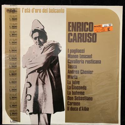 LP Record ENRICO CARUSO  Incisioni 19061920 TVM17201 RCA 1976 Italy Classical Used