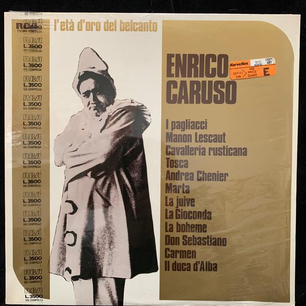 

LP Record ENRICO CARUSO Incisioni 19061920 TVM17201 RCA 1976 Italy Classical Used