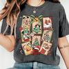Womens Vintage Mouse Donald Duck Christmas TShirt Comfortable Breathable and Soft Cotton