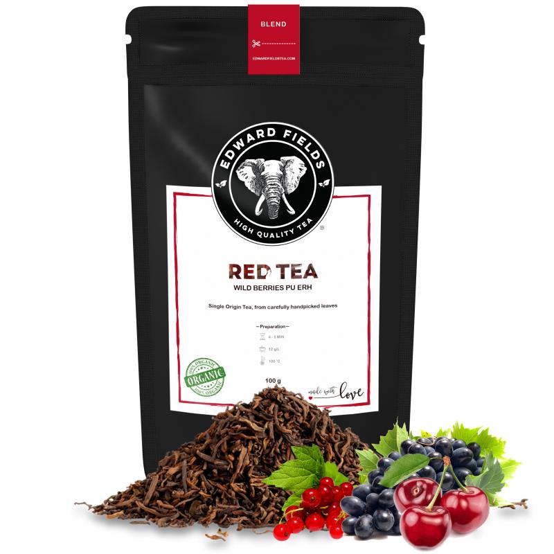 Edward Fields Чай – высококачественный органический красный чай пуэр с ...
