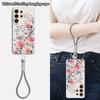INS Floral Pattern Case For Samsung S26 Ultra S25 FE S24 S24 Plus A57 A37 A17 A56 A36 A16 A55 A35 A15 A54 5G Hybrid Magnetic Matte Cover